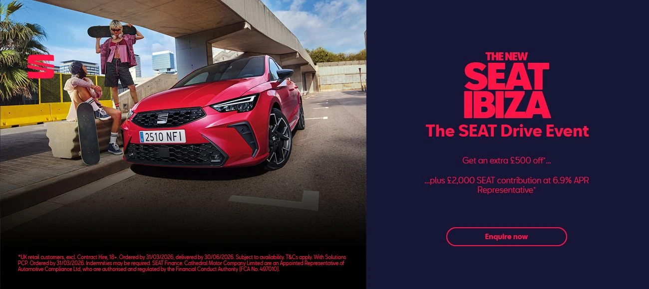 Save an extra £500 at the SEAT Drive Event